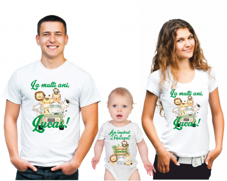 TRICOURI PARINTI + COPIL - Tricouri personalizate
