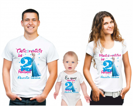 TRICOURI PARINTI + COPIL - Tricouri personalizate