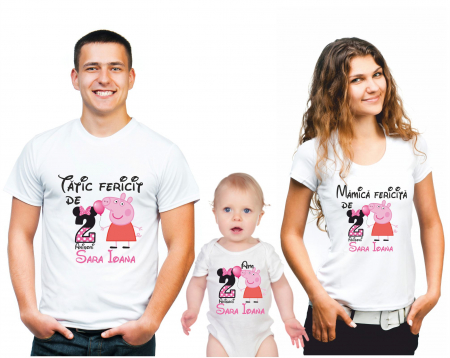TRICOURI PARINTI + COPIL - Tricouri personalizate