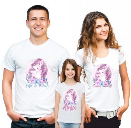 TRICOURI PARINTI + COPIL - Tricouri personalizate