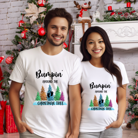 TRICOURI CUPLU CRACIUN - TRICOURI VIITORI PARINTI, TRICOURI MATERNITATE PERSONALIZATE, TRICOURI CRACIUN VIITORI PARINTI