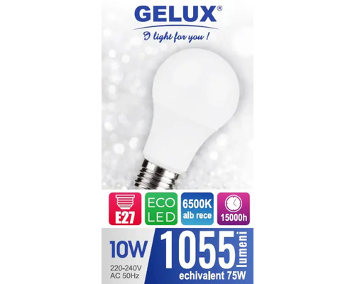 Bec LED Gelux E27 10W 220V, lumina rece [2]