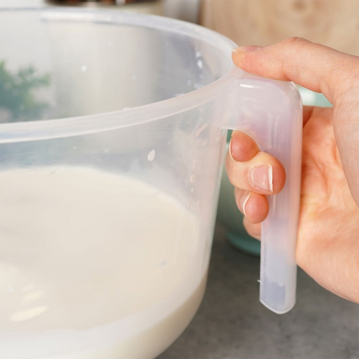 Bol Mixare Excellent Houseware, polipropilena, 24x20x14 cm, 2.5 l, transparent [5]