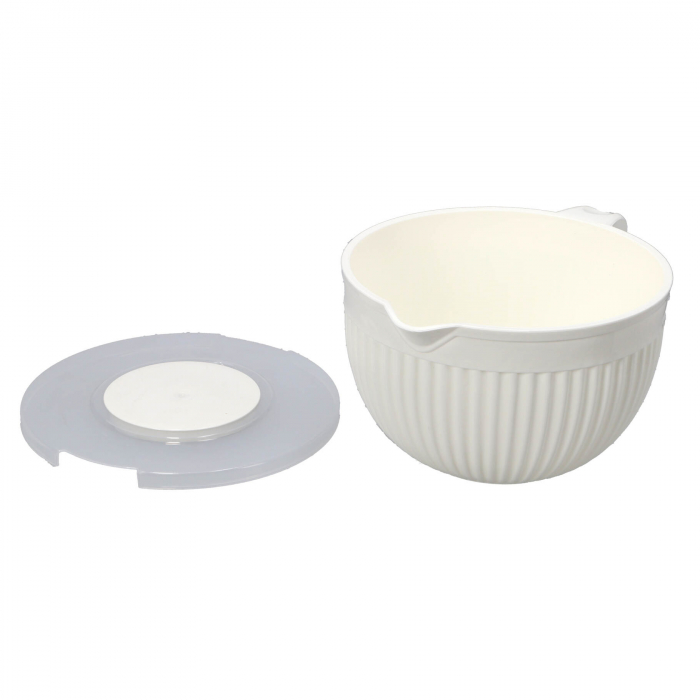 Bol Mixare Excellent Houseware, polipropilena, 28.5x22.5x14 cm, 3.5 l, alb [2]