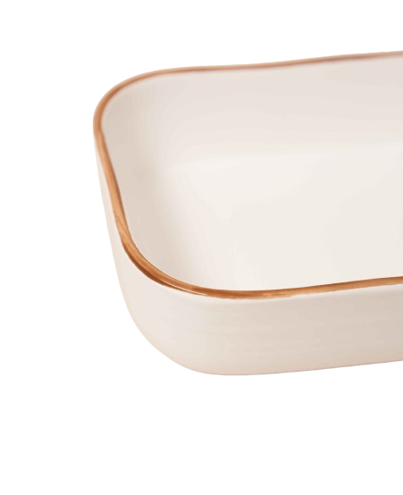 Excellent Houseware serving bowl, ceramic, 22x15x4 cm, 0.9 l, white [4]