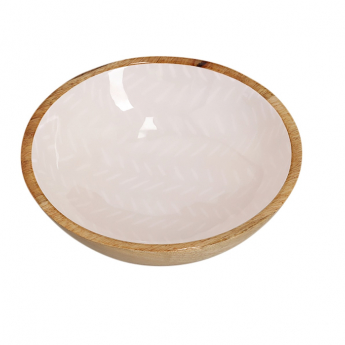 Bol servire Zeller, lemn de mango, 20x6 cm, maro/bej [3]