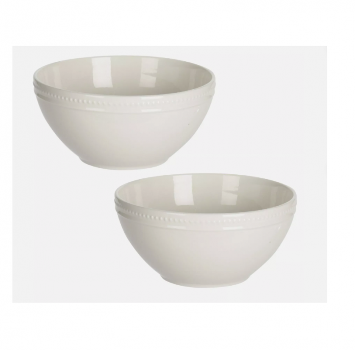 Bol Siaki Collection, portelan, 16x8 cm, alb [2]