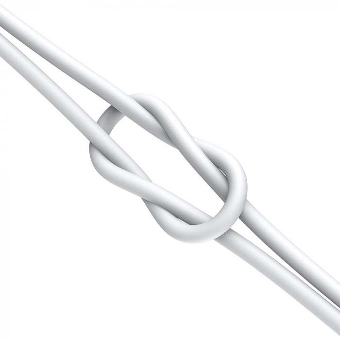 Baseus Superior Charging and Data Transfer Cable, USB to USB-C to Lightning, 2 m, 2.4 A, 66W, 480Mbps, White [5]