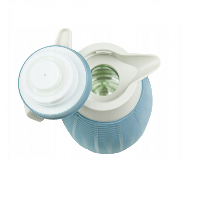 Excellent Houseware mug, heat-resistant glass/polypropylene, 15x26.5 cm, blue [2]