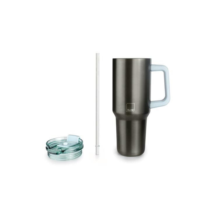 Cana termos Ibili, otel inoxidabil, 9.5x26 cm, 900 ml, argintiu [2]