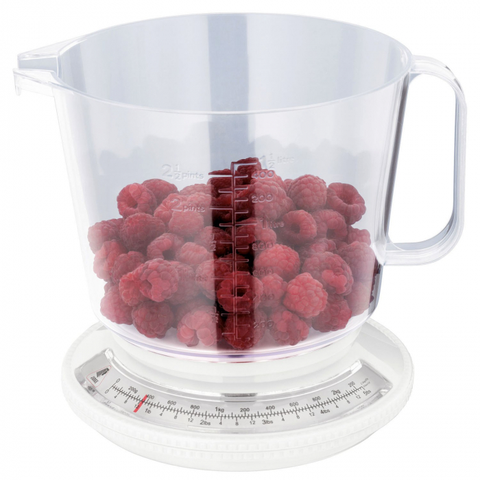Cantar bucatarie Judge Kitchen, plastic, 20.5x18 cm, 2.2 kg, transparent [3]