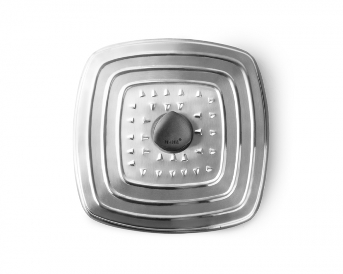 Ibili multifunctional square lid, stainless steel, 30x30 cm, silver [3]
