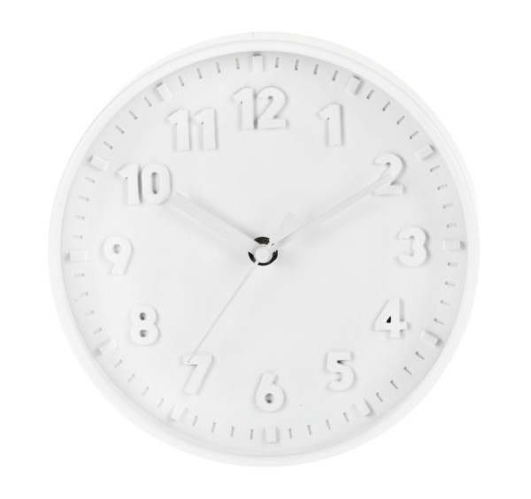 Ceas decorativ Excellent Houseware, polipropilena, 20 cm, alb [3]