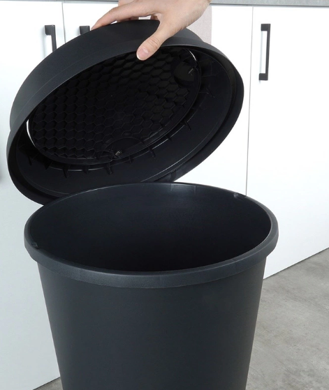 Cos de gunoi Excellent Houseware, polipropilena, 40x58 cm, 47 l, antracit [4]