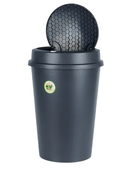 Cos de gunoi Excellent Houseware, polipropilena, 40x58 cm, 47 l, antracit [3]