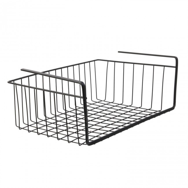 Cos depozitare atasabil Zeller, metal, 41x26x15 cm, negru [2]