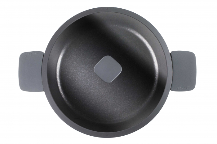 Cratita cu capac Ibili-Neo, aluminiu/quantanium, 24x6.3 cm, 2.3 l, negru [3]