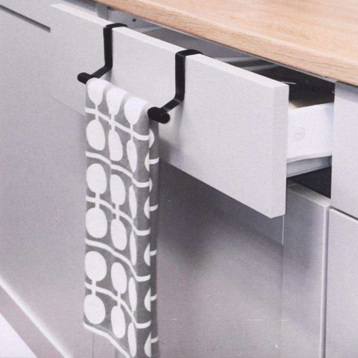 Cuier usa Excellent Houseware, otel inoxidabil, 36x8 cm, negru [6]
