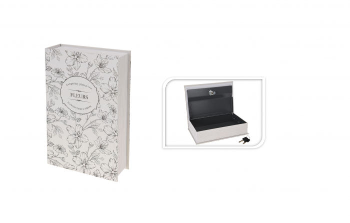 Excellent Houseware jewelry box, metal, 24x16x5.5 cm, white [2]