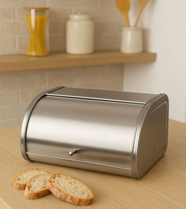 Cutie paine Ibili, otel inoxidabil, 44x28x17 cm, argintiu [2]