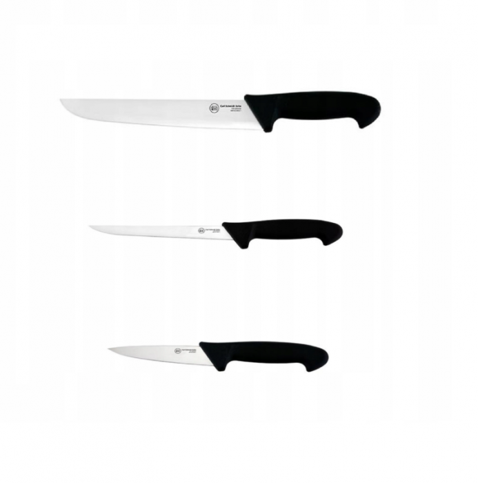 Cutit bucatar Carl Schmidt Sohn Pro-X, otel, 25.5 cm, negru/argintiu [2]