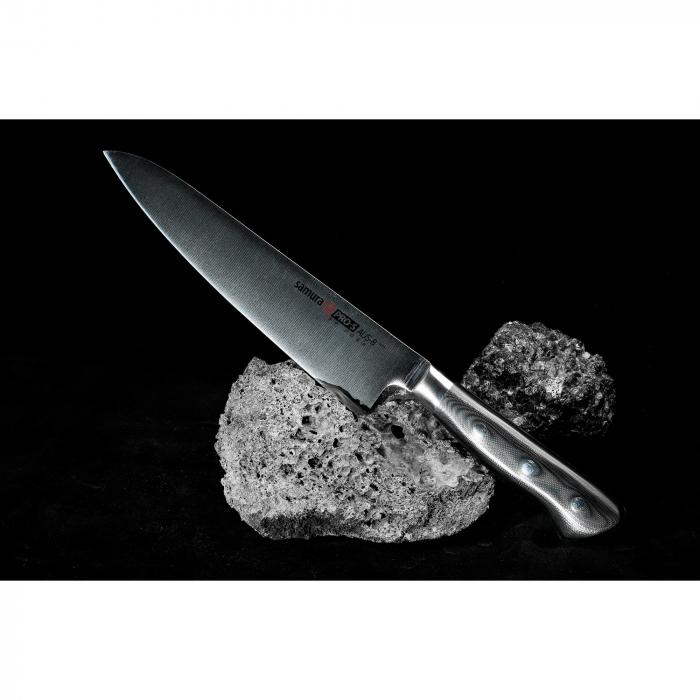 Cutit bucatar Samura-PRO S, otel AUS 8, 20 cm, argintiu/negru [6]