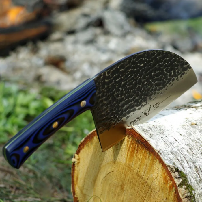 Cutit bucatar sarbesc Fissman-El Toro, otel AUS-8, 18 cm, albastru/argintiu [7]