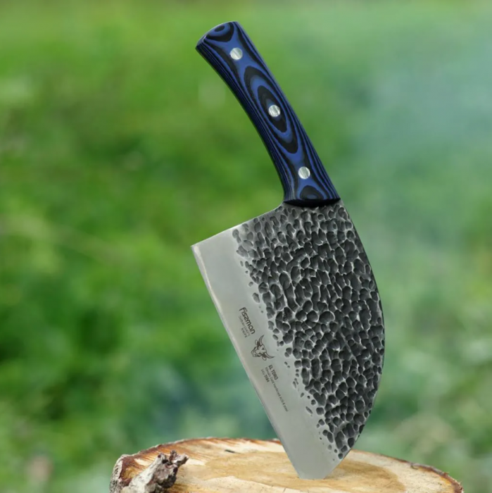 Cutit bucatar sarbesc Fissman-El Toro, otel AUS-8, 18 cm, albastru/argintiu [5]