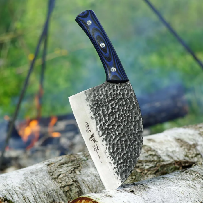 Cutit bucatar sarbesc Fissman-El Toro, otel AUS-8, 18 cm, albastru/argintiu [6]