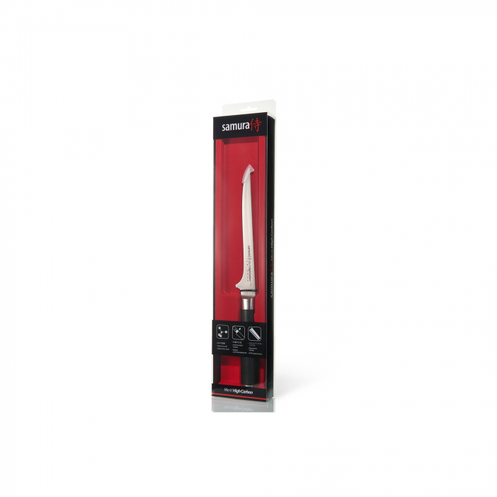 Cutit dezosat Samura-MoV, otel AUS-8, 16.5 cm, argintiu/negru [6]