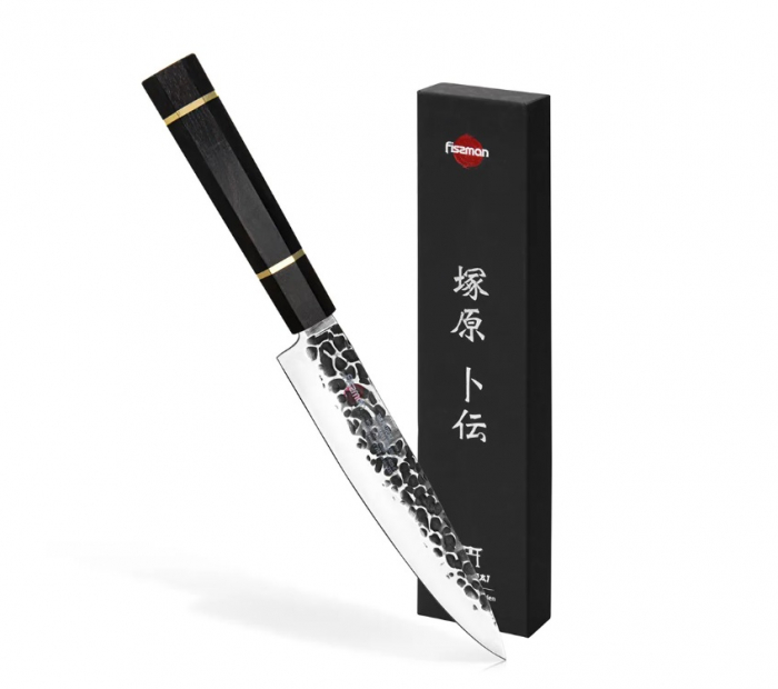 Cutit Feliat Fissman-Kensei Bokuden, otel AUS-8, 18 cm, argintiu/maro [3]