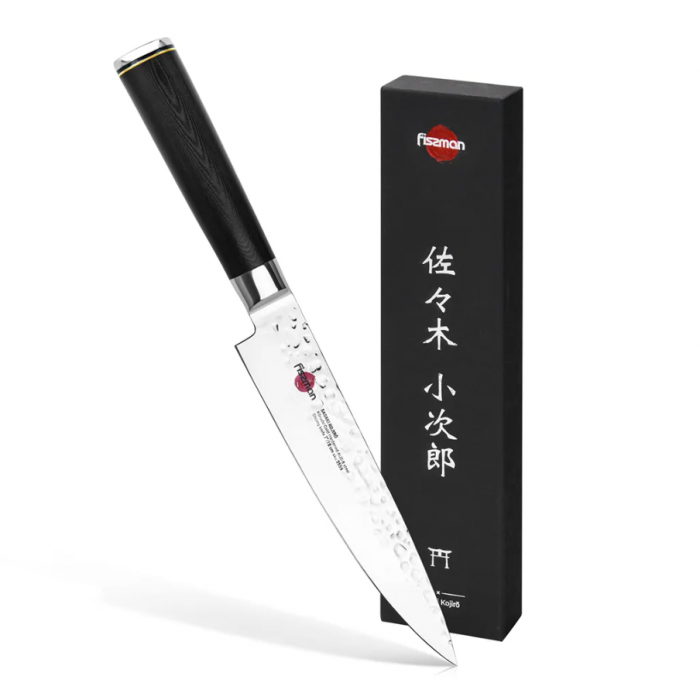 Cutit feliat Fissman-Kensei Kojiro, otel AUS-8, 18 cm, argintiu/negru [3]