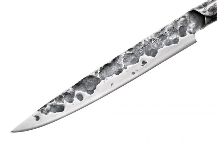 Cutit feliat Samura-Meteora, otel damasc, 20.6 cm, argintiu/negru [3]