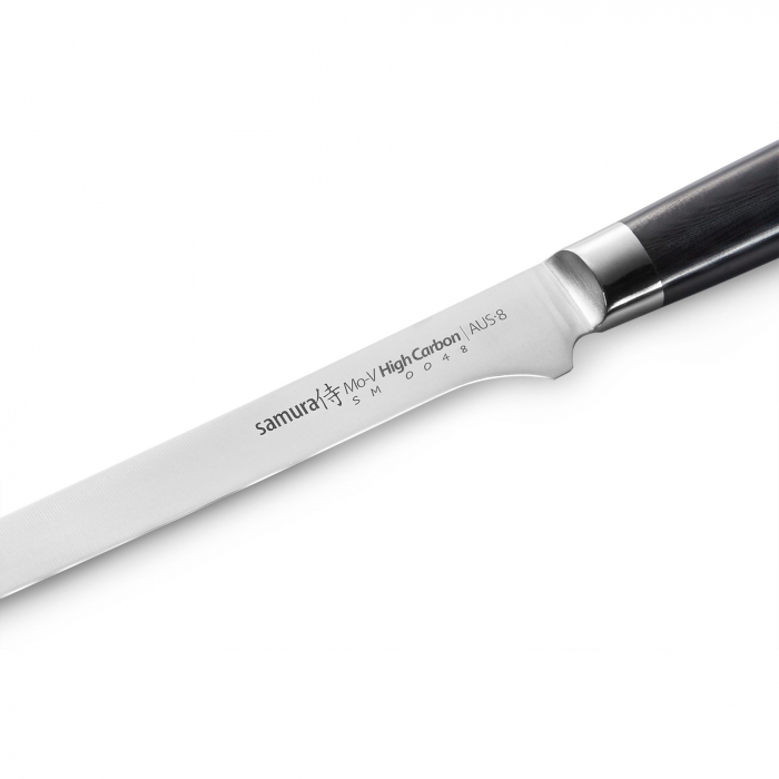 Samura-MoV threaded knife, AUS-8 steel, 21.8 cm, silver/black [3]