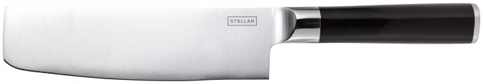 Stellar Poise nakiri knife, X50CrMoV15 steel, 16 cm, silver/black [2]