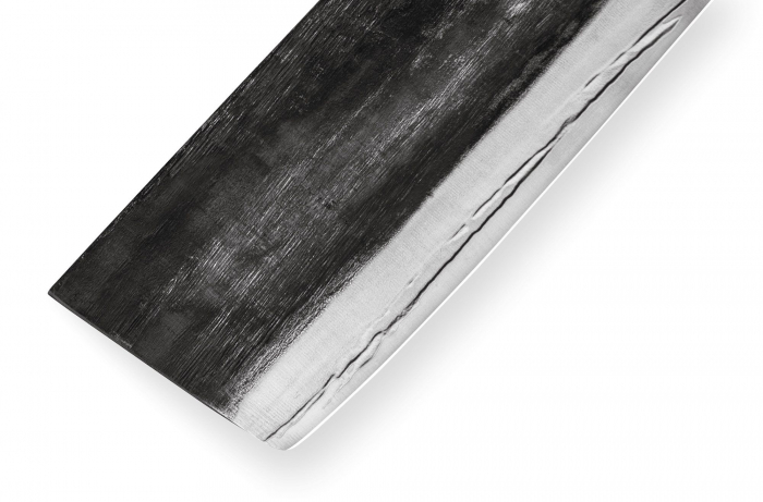 Samura-Super5 nakiri knife, Damascus steel, 17.1 cm, silver/black [2]