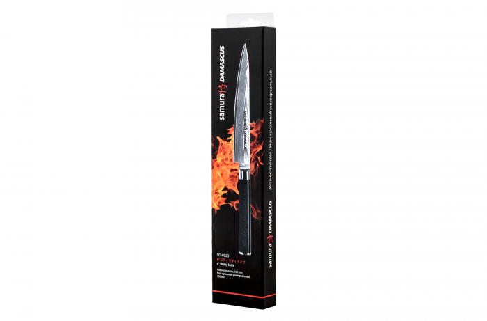 Cutit universal Samura-Damascus, otel damasc 67 straturi, 15 cm, argintiu/negru [6]