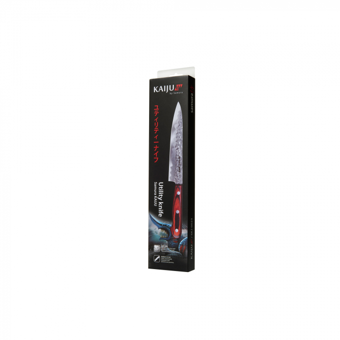 Cutit universal Samura-Kaiju, otel Aus-8, 15 cm, argintiu/maro [5]
