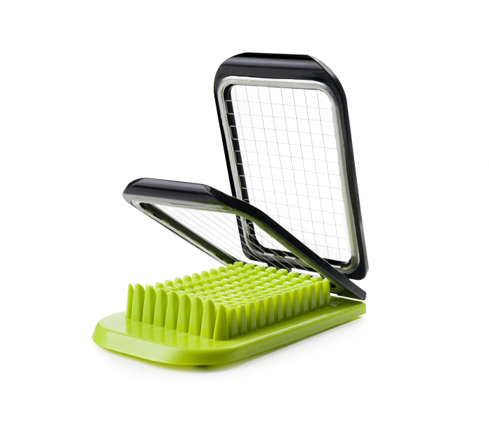 Feliator legume pentru salate Ibili-Easycook, plastic/otel inoxidabil, 21x12x3 cm, verde/negru [3]