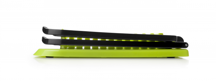 Feliator legume pentru salate Ibili-Easycook, plastic/otel inoxidabil, 21x12x3 cm, verde/negru [7]