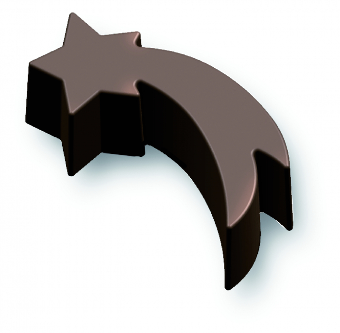 Forma bomboane ciocolata Ibili-Flexible Chocolate, silicon, 10.5x21x2.5 cm, maro [6]