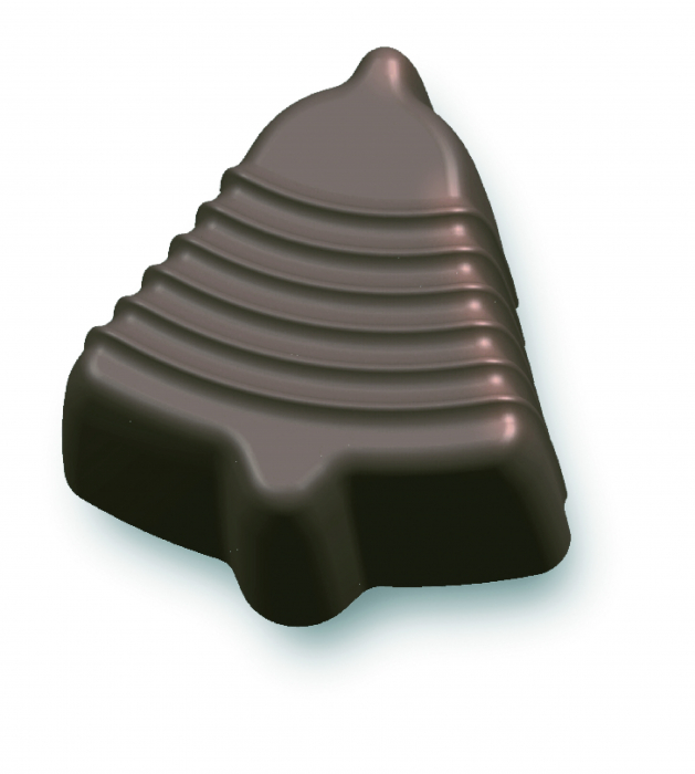 Forma bomboane ciocolata Ibili-Flexible Chocolate, silicon, 10.5x21x2.5 cm, maro [4]