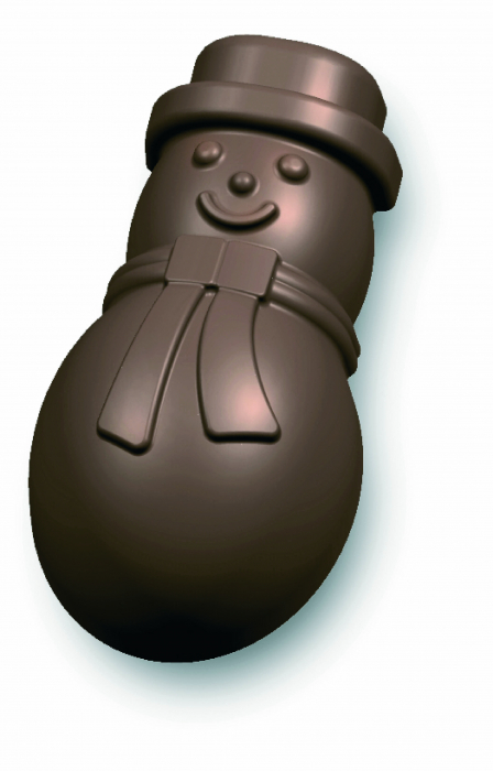 Forma bomboane ciocolata Ibili-Flexible Chocolate, silicon, 10.5x21x2.5 cm, maro [5]
