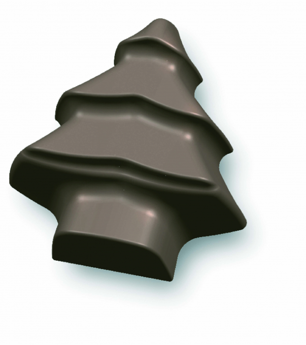 Forma bomboane ciocolata Ibili-Flexible Chocolate, silicon, 10.5x21x2.5 cm, maro [3]