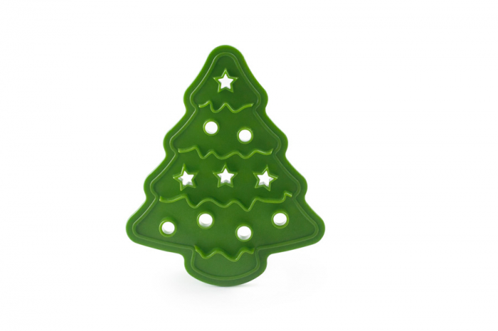 Forma fursecuri brad Ibili, plastic, 11 cm, verde [2]