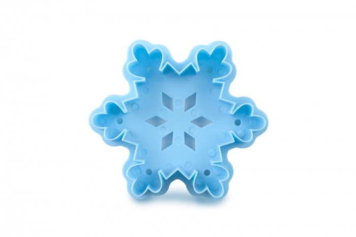 Forma fursecuri fulg de nea Ibili, plastic, 10 cm, albastru [3]