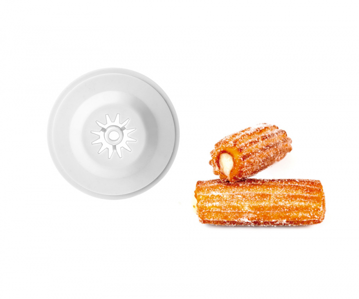 Forma preparare Churros Ibili, plastic, 8.5x24 cm, 0.65 l, alb [4]