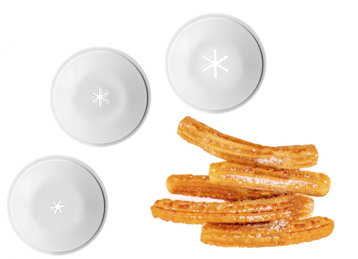 Forma preparare Churros Ibili, plastic, 8.5x24 cm, 0.65 l, alb [2]