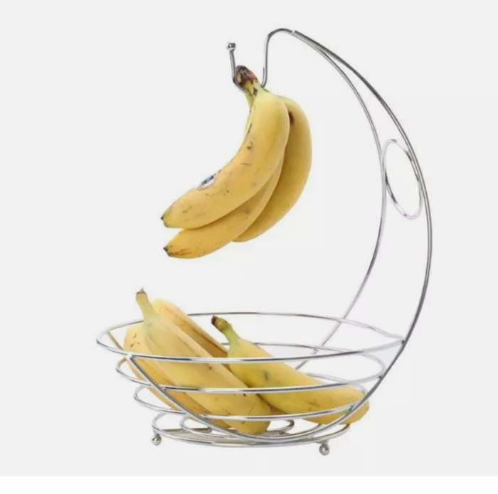 Fructiera Judge Wireware, fier cromat, 27x43 cm, argintiu [1]