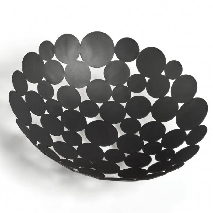 Fructiera Zeller, metal, 29x8.5 cm, negru [4]